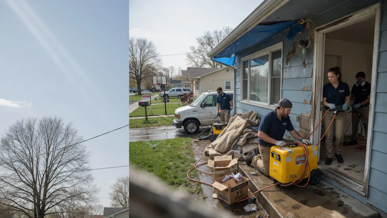 Basement Flood Cleanup in Winona Lake, IN near me